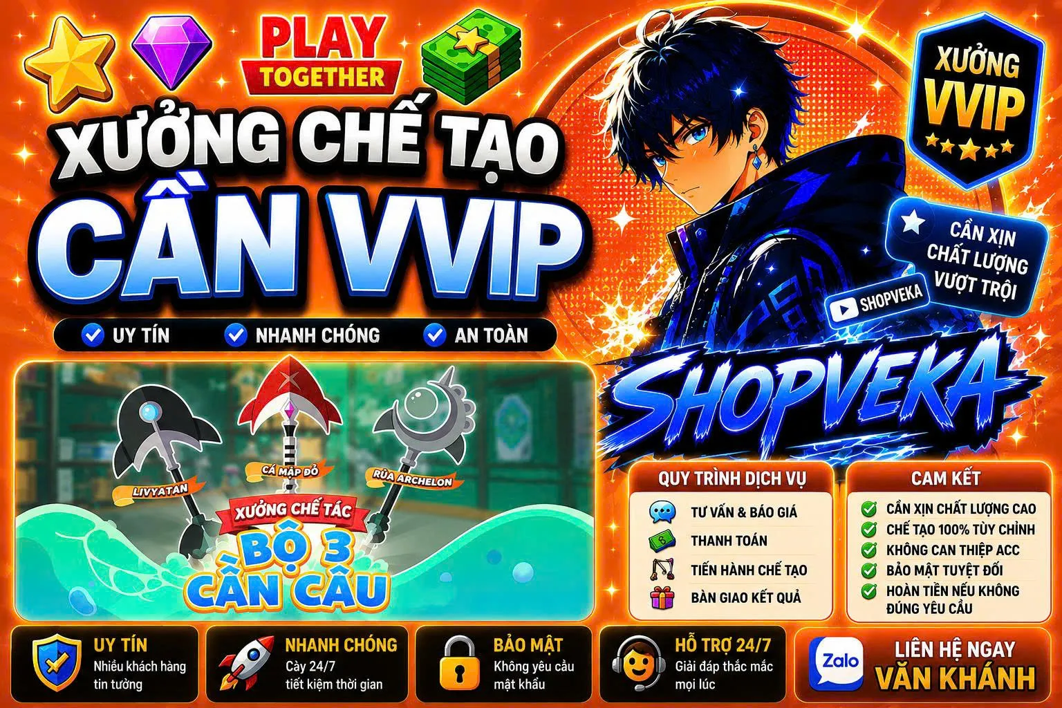 XƯỞNG CHẾ TẠO CẦN VVIP