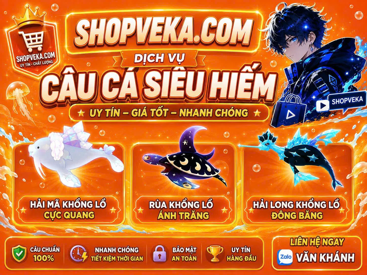 3 Loại cá thời tiết hiếm